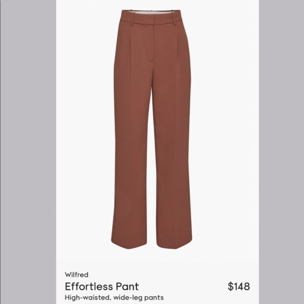 Wilfred Effortless Pants in Ashy Rose Pink